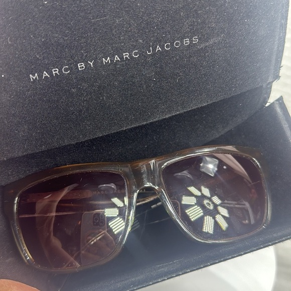(Z6) Marc Jacobs Carey Square cat-eye sunglasses for women, with case456/S BOIHA - Picture 8 of 13